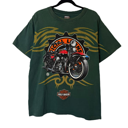 90's Harley Davidson Tribal T-shirt Sz L (B571)