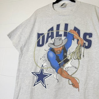 90's Dallas Cowboys Nutmeg Breakthrough T-Shirt Sz XL (B2072)