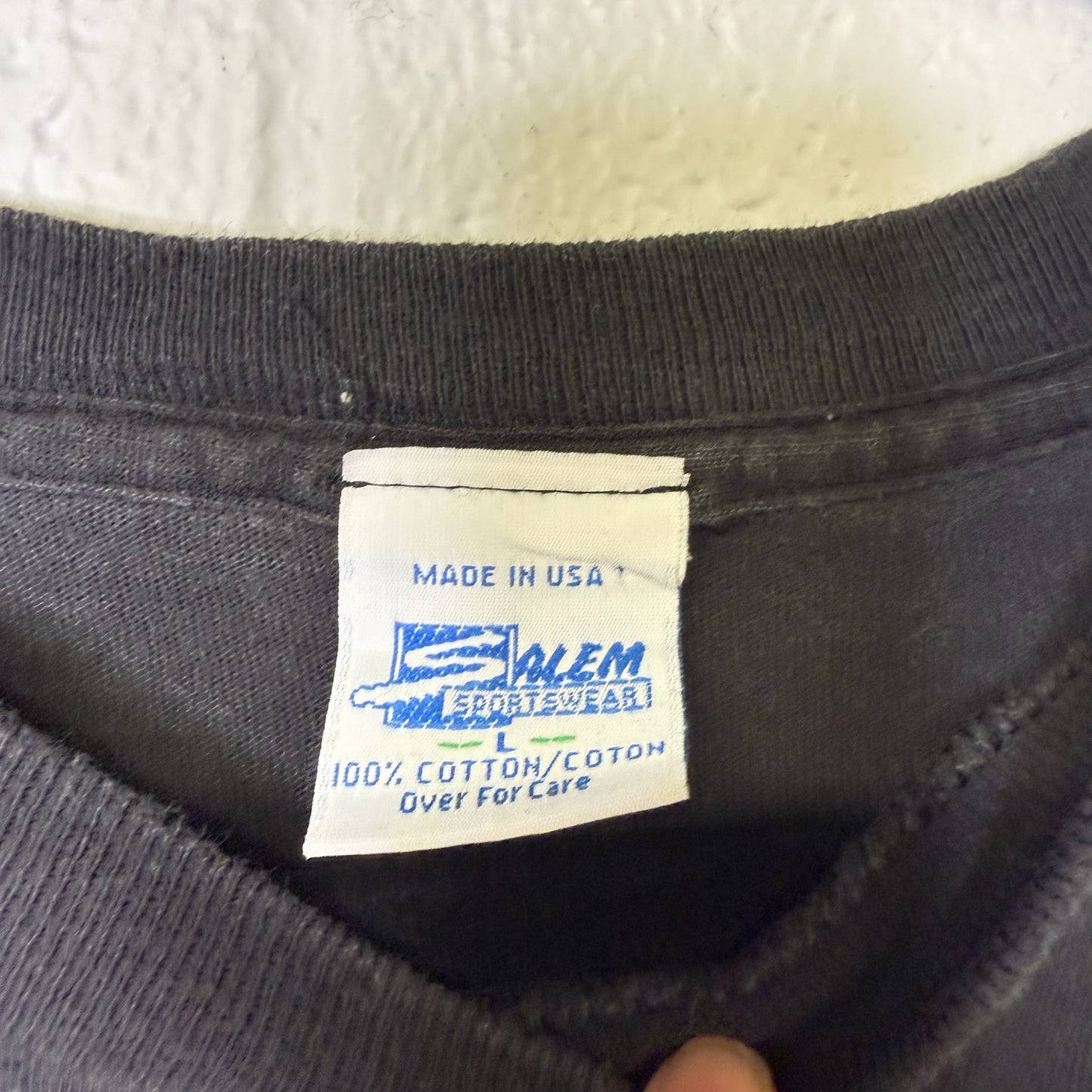 90's San Jose Sharks NHL Salem Sports T-shirt Sz L (B1683)