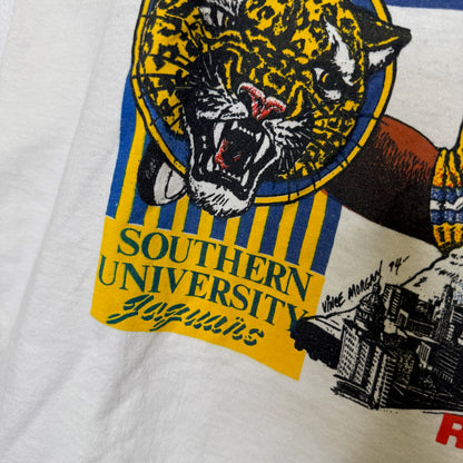 90s Circle City Classic NCAA Jaguars vs Aggies T-Shirt Sz XXL (B2906)