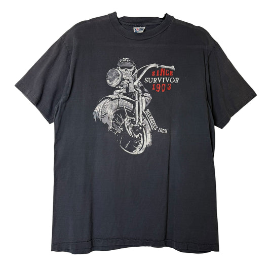 90's Hog Bros Nebraska Biker T-Shirt Sz L (B1159)