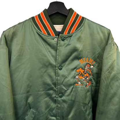 90's Miami Hurricanes Satin Jacket Sz L (A4503)