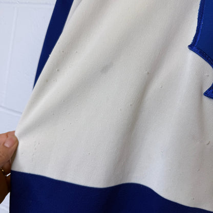 90s Toronto Maple Leafs NHL Hockey Wendell Clark Autographed CCM Jersey Sz L (B1977)
