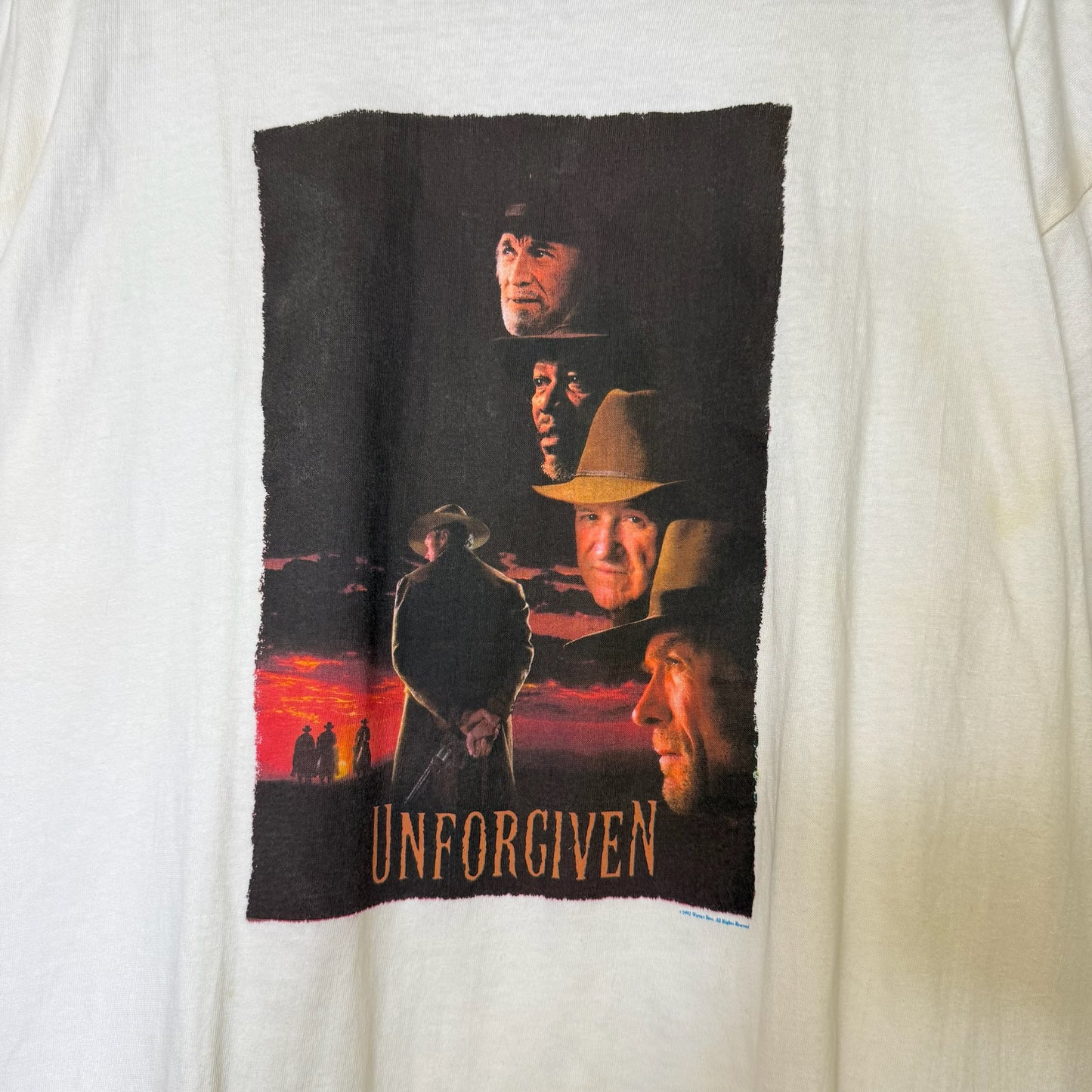 1992 Unforgiven Movie Promo T-Shirt Sz XL (B1762)