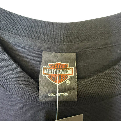 1995 Harley Davidson A Woman's Place is.. T-shirt Sz L (B590)