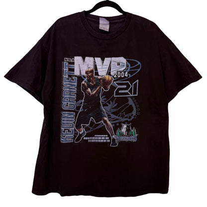 2004 Kevin Garnett Minnesota Timberwolves NBA T-Shirt Sz XL (B2330)