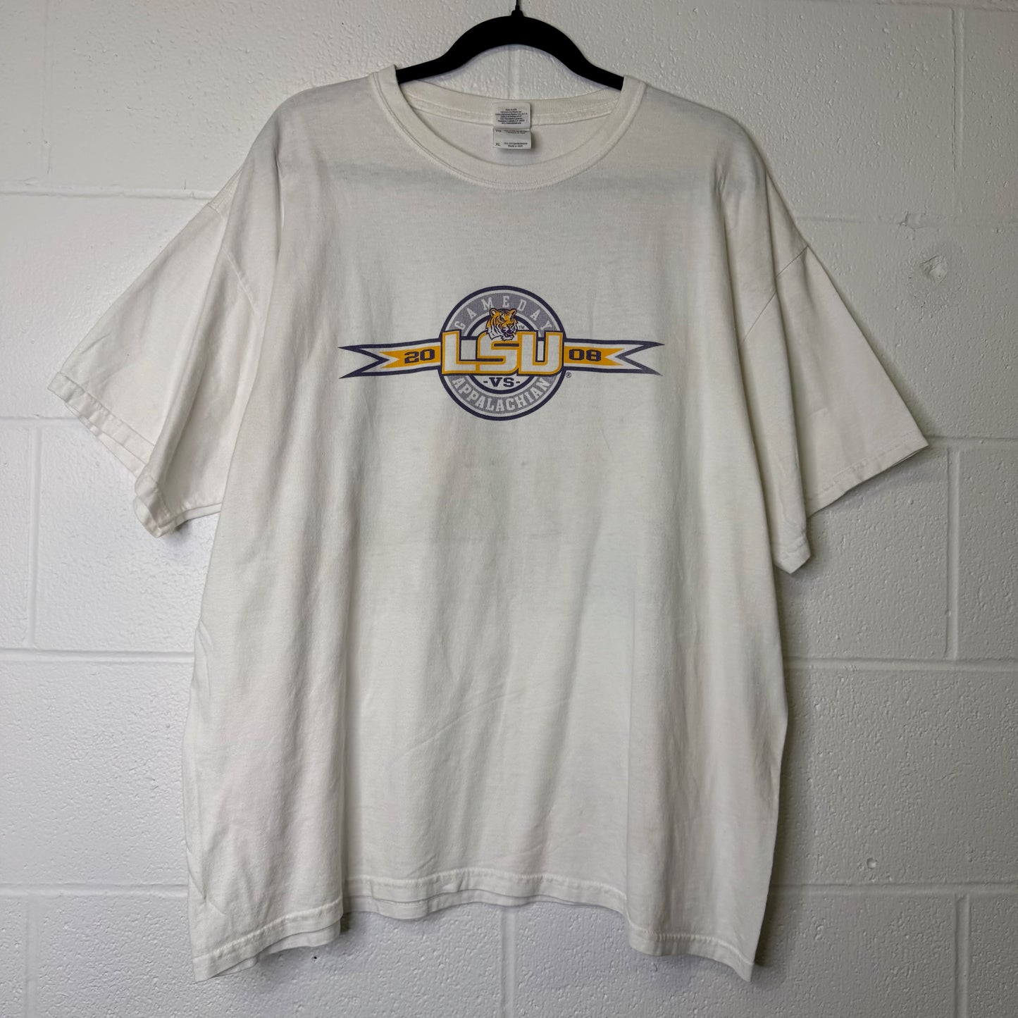2008 LSU Arizona Rivalry Game NCAA T-shirt Sz XL (B1659)