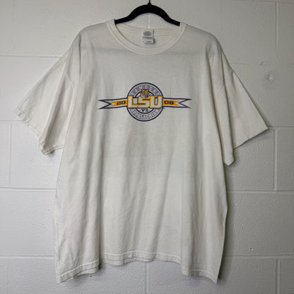 2008 LSU Arizona Rivalry Game NCAA T-shirt Sz XL (B1659)