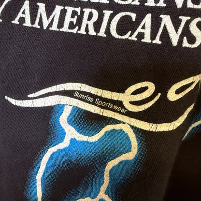 90s 420 Weed American Thunder Lightning T-shirt (B2520)