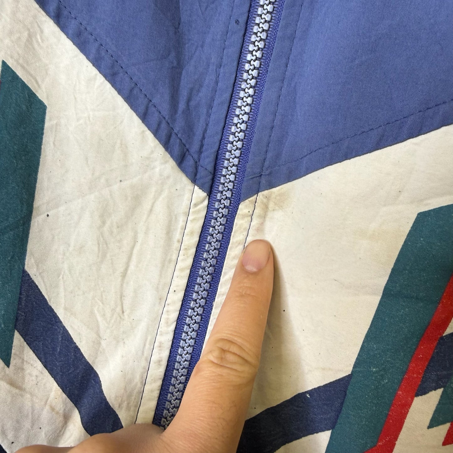 90s Adidas Colorblock Windbreaker Jacket (B2356)