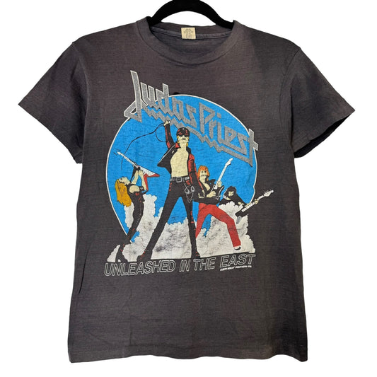 1979 Judas Priest Unleast in the East Japan Tour T-Shirt (B393)