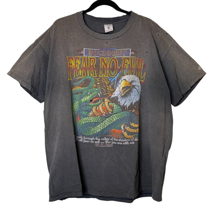 90's Fear No Evil Jesus Fader T-Shirt Sz XL