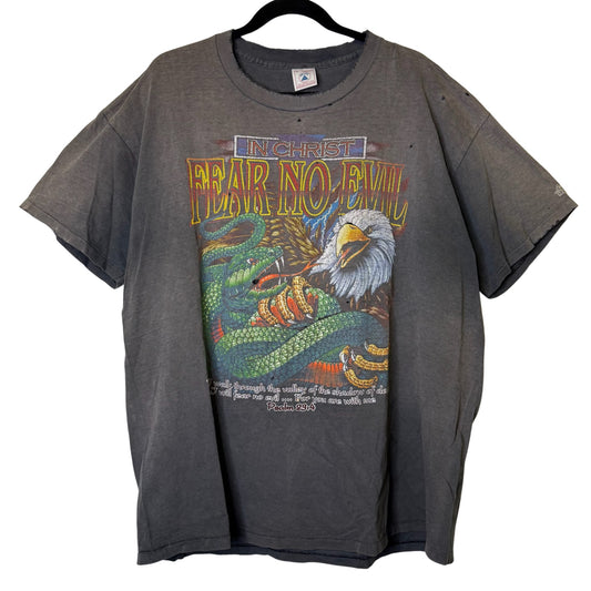 90's Fear No Evil Jesus Fader T-Shirt Sz XL
