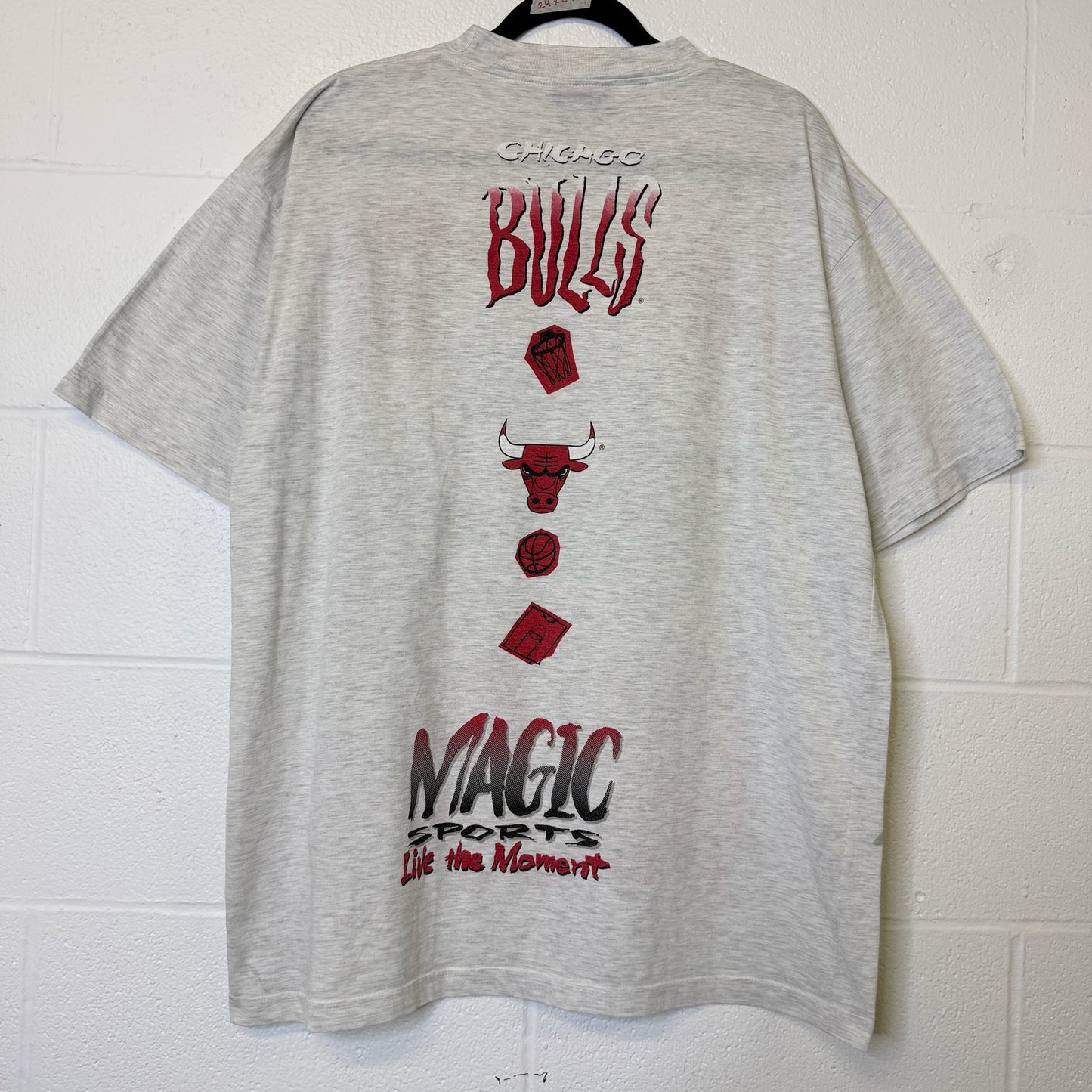 90's Chicago Bulls NBA AOP T-Shirt Sz XL (B2183)