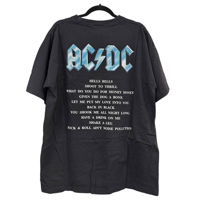 2001 AC/DC Back in Black T-Shirt Sz XL (A7530)