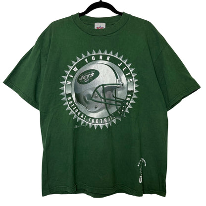 1999 New York Jets NFL T-Shirt Sz L (B2993)