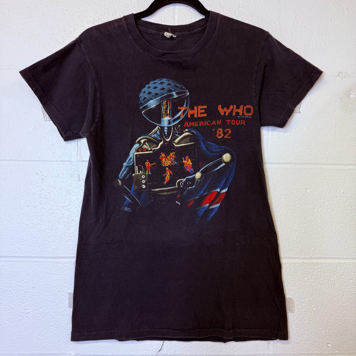 1982 The Who American Tour T-Shirt Sz M (B2497)