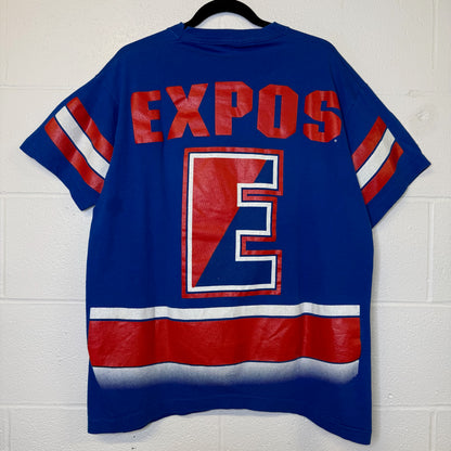 90s Montreal Expos MLB Salem T-Shirt Sz L (B2873)