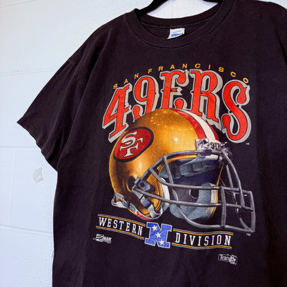 1992 San Francisco 49ers NFL T-shirt Sz XL (B2366)