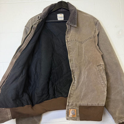 Carhartt Santa Fe J14 CHT Jacket Sz M (B1783) Chocolate Brown