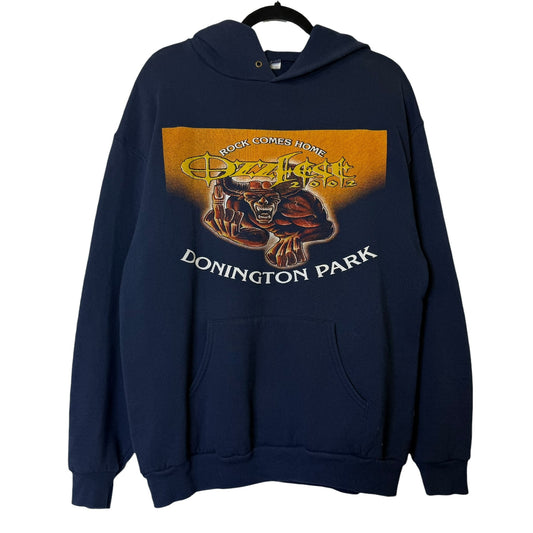 2002 Ozzfest Donington Park Hoodie Sz L