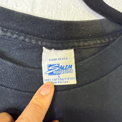 1990 New York Yankees Don Mattingly MLB Salem T-shirt Sz L (B1679)