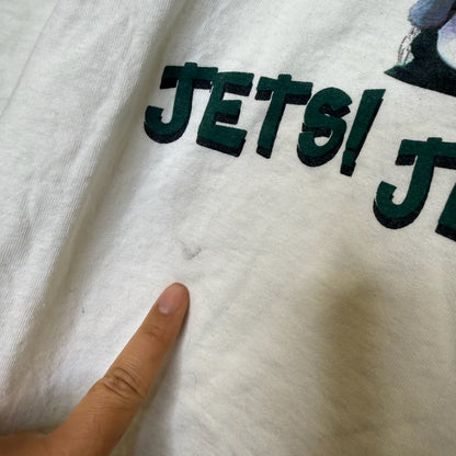90s New York Jets NFL Superfan T-Shirt Sz XL (B2880)