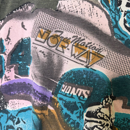 90s New York Giants NFL AOP T-shirt (B2312)