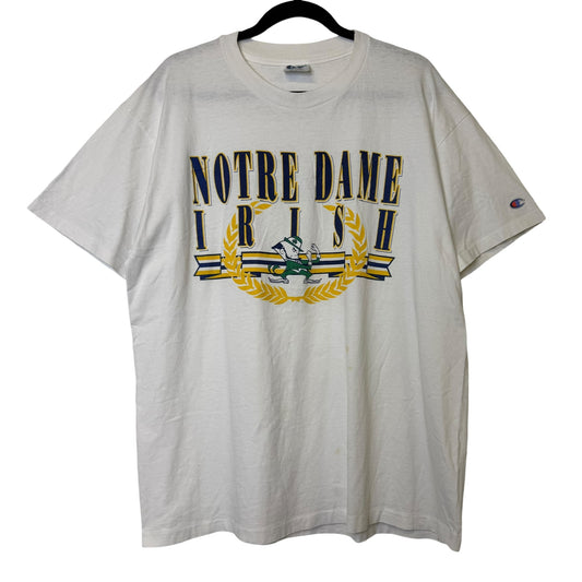 90's Notre Dame Fighting Irish NCAA T-Shirt Sz XL (B2153)