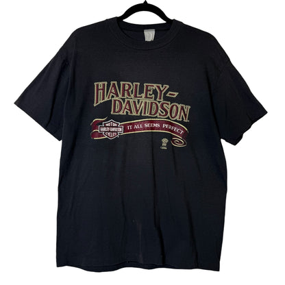 90's Harley Davidson Saskatoon Saskatchewan T-Shirt (B1412)