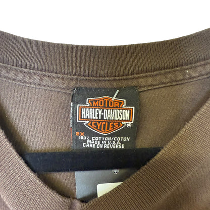 2000s Harley Davidson Zook's Iowa T-Shirt Sz 2XL (B212)
