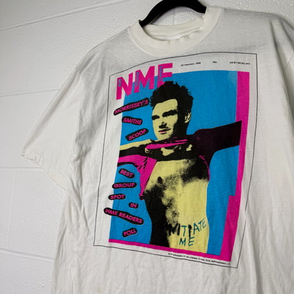 1990 New Musical Express Morrissey Band T-Shirt Sz XL