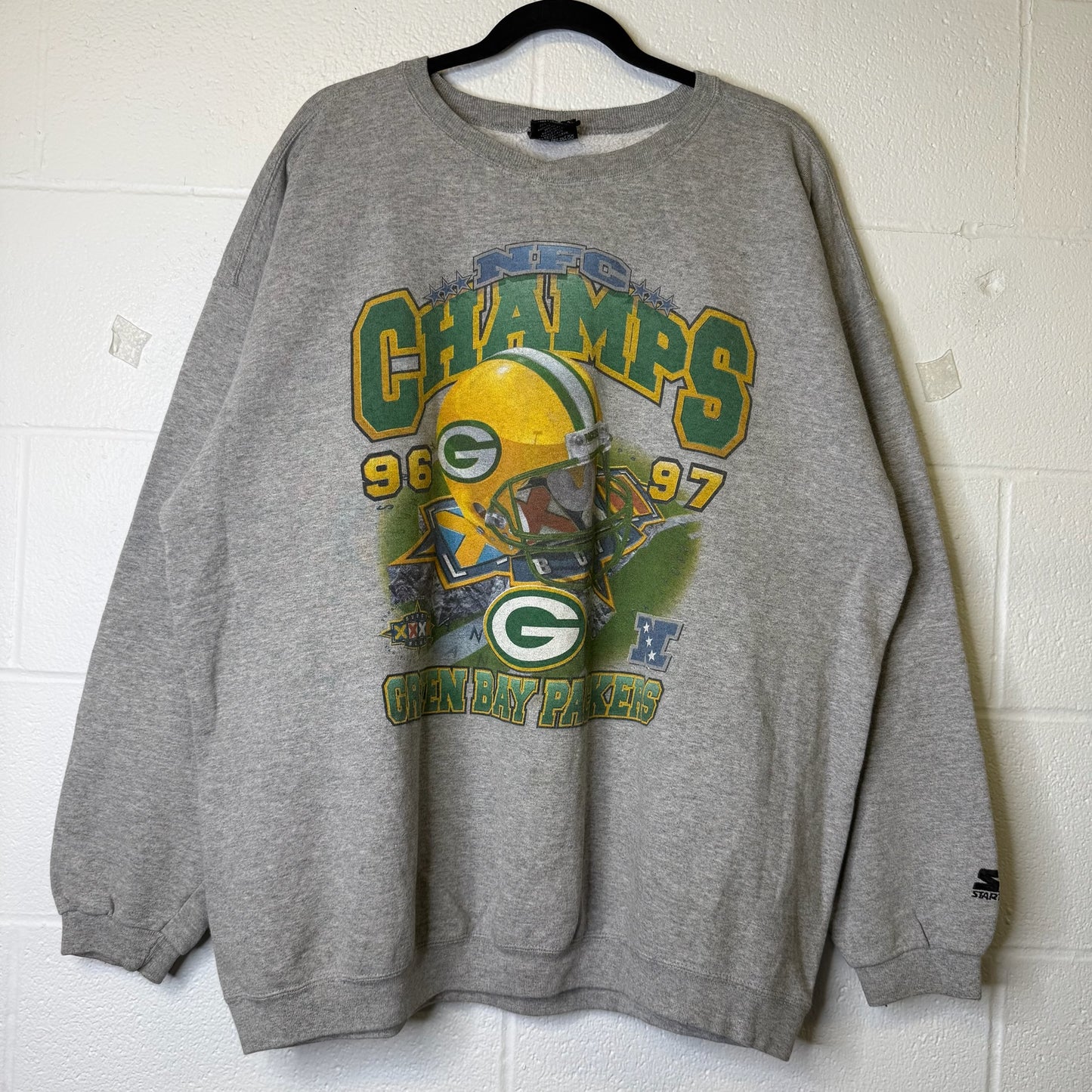 90s Green Bay Packers Starter NFL Crewneck