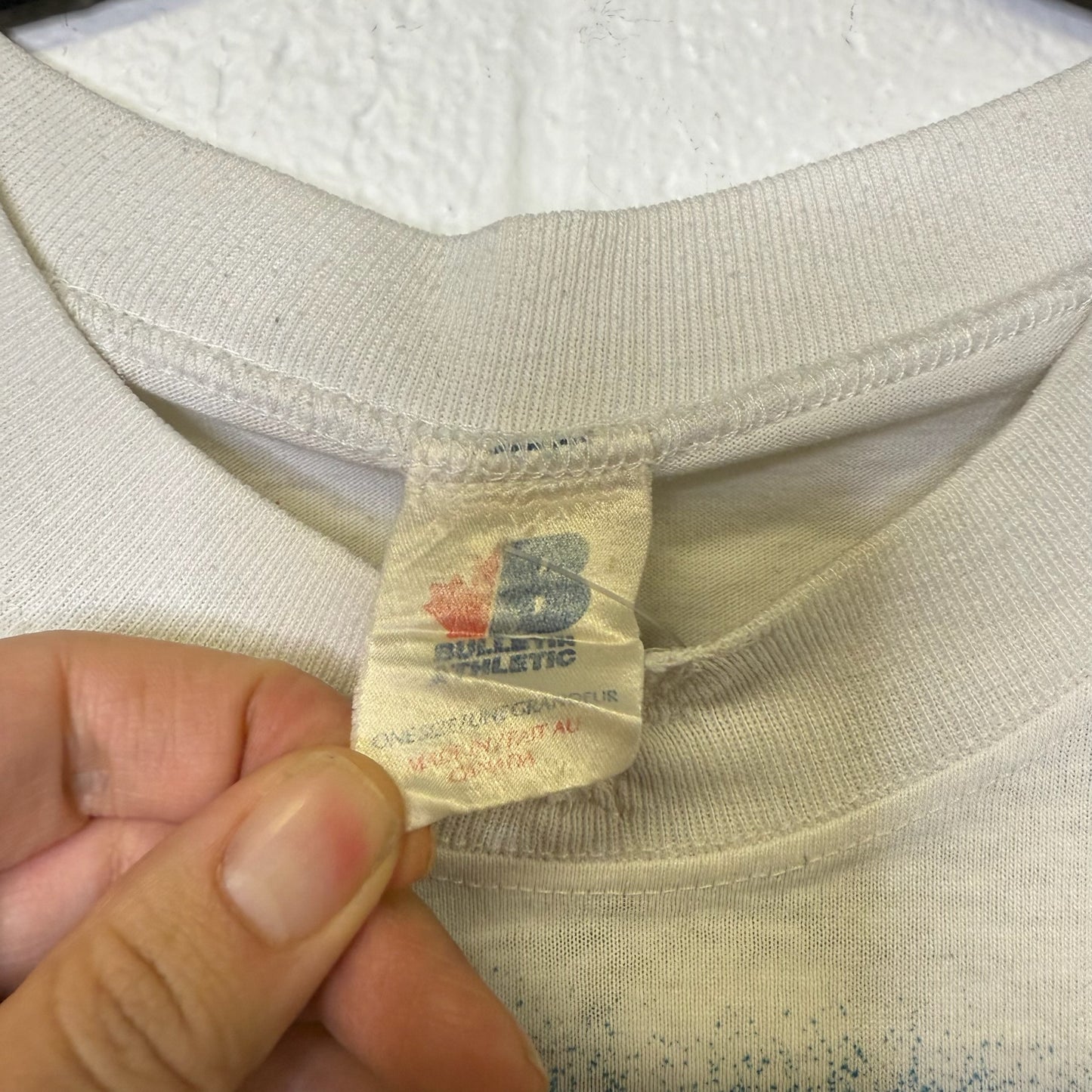 1993 Quebec Nordiques NHL Bulletin T-shirt Sz XL (B582)