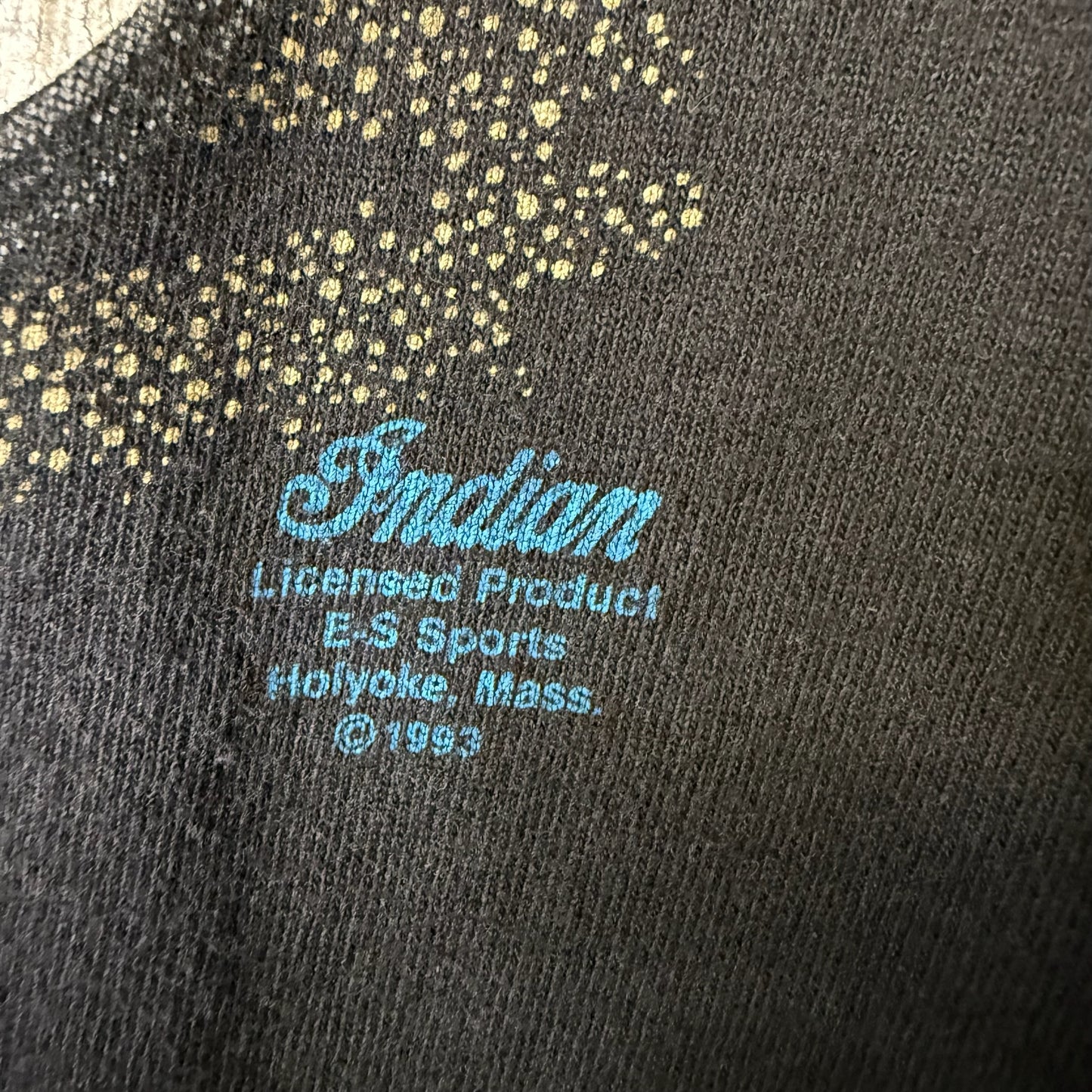 1993 Harley Davidson Indian Motorcycle T-Shirt Sz L (B1154)