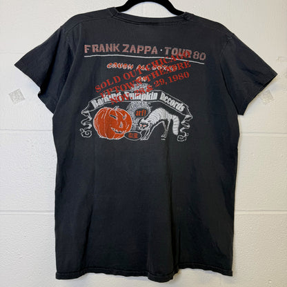 1980 Frank Zappa Barking Pumpkin Tour T-Shirt Sz M (B2282)