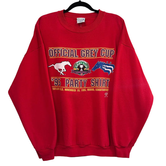 1995 Regina Grey Cup Crewneck Sz XL (A3115)