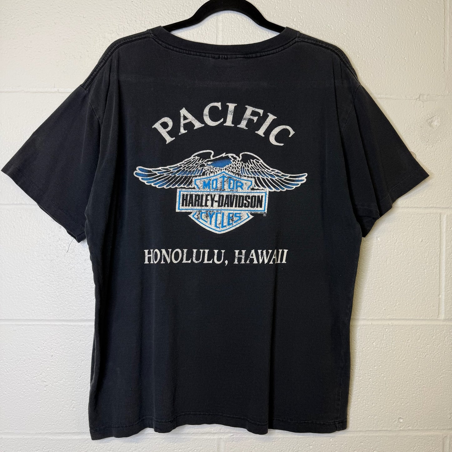 90s Harley Davidson Honolulu Hawaii T-Shirt Sz 2XL (B1363)