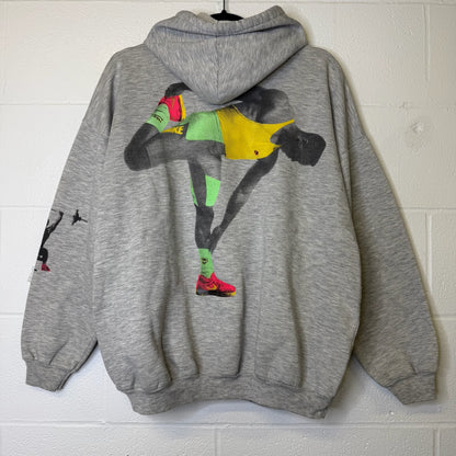 80’s Bo Jackson Nike NFL Hoodie Sz L (A687)