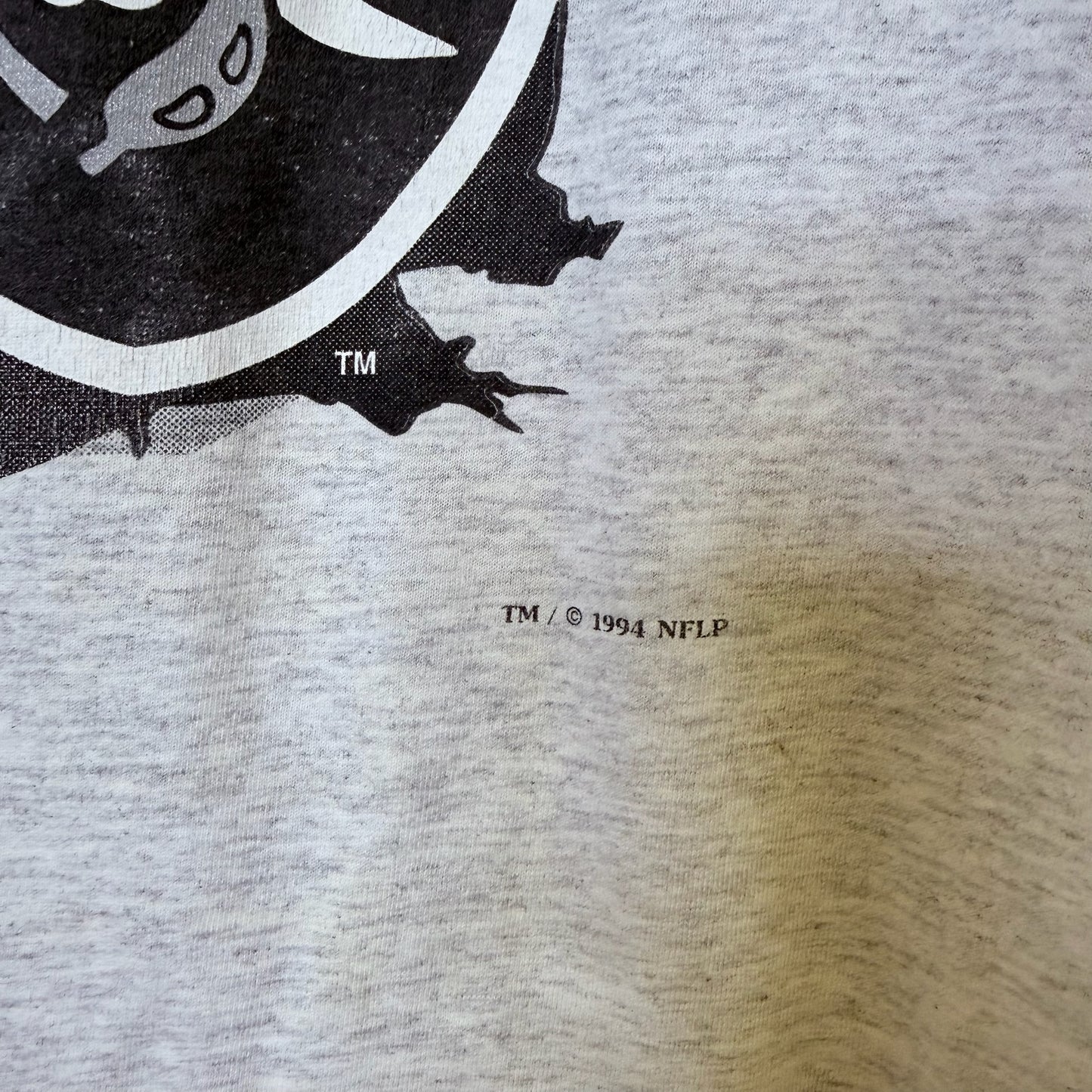 90's Los Angeles Raiders Nutmeg Breakthrough T-shirt Sz L (B2522)