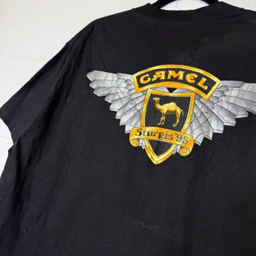 1995 Sturgis Bike Ralley Camel Cigarettes T-shirt Sz XL (B2218)