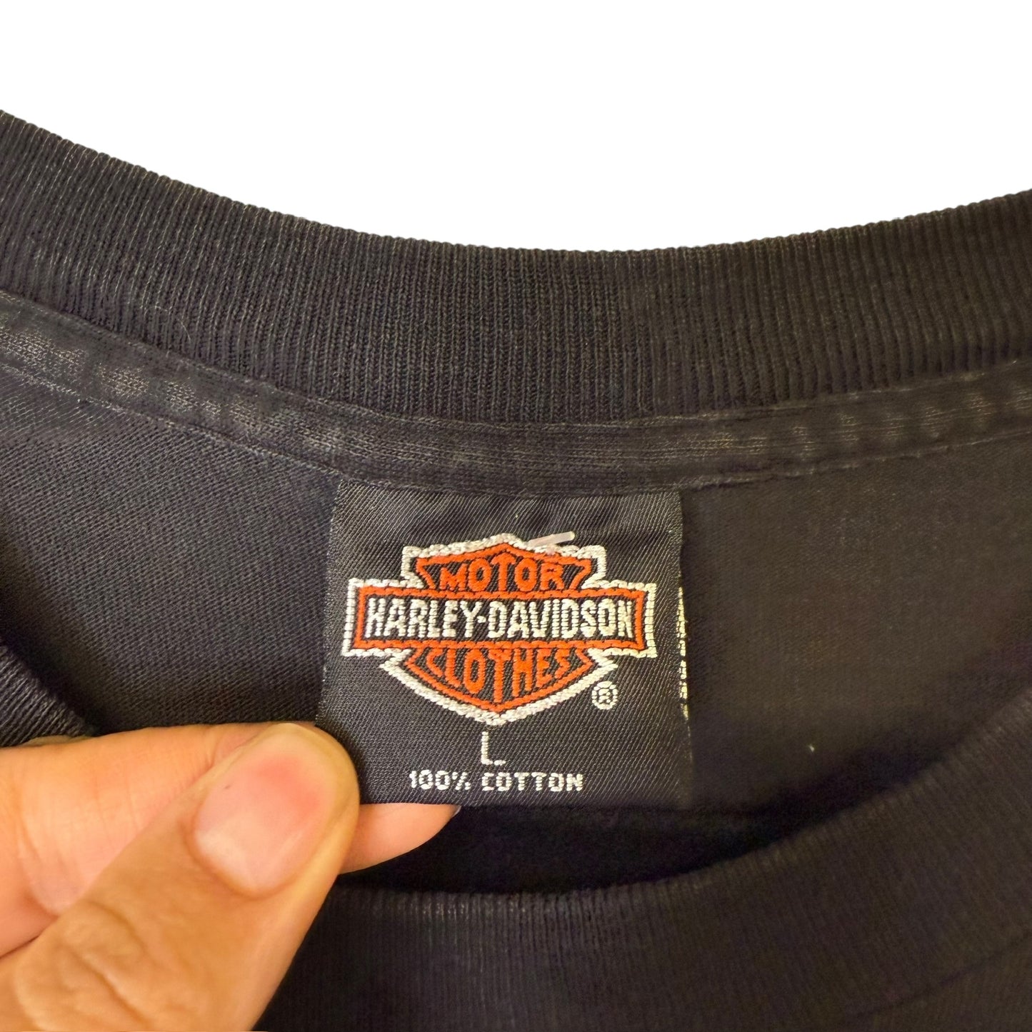 1993 Harley Davidson York PA Wolf T-shirt Sz L (B205)