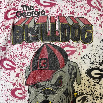 90's Georgia Bulldogs NCAA T-Shirt Sz L (B2160)