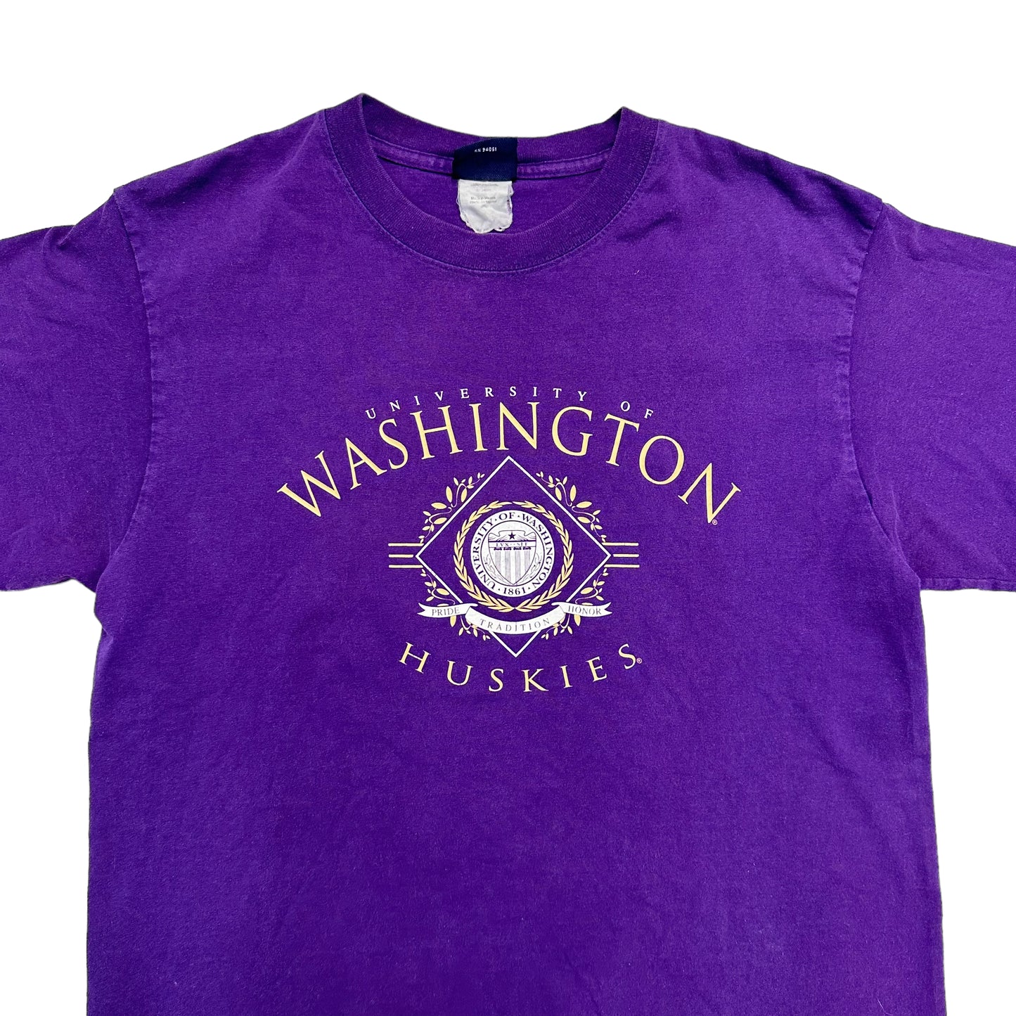 90’s Washington Huskies T-Shirt Sz L (A3046)