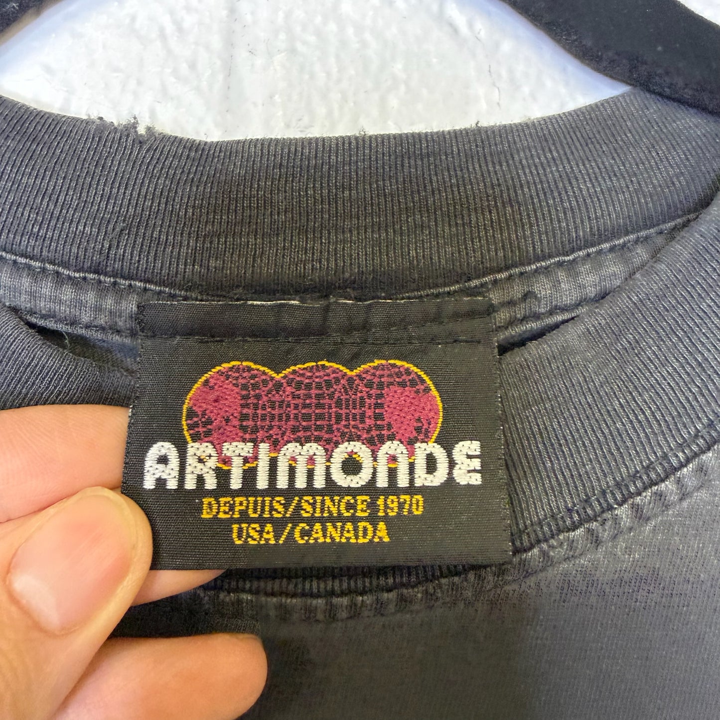 1994 Metallica Justice for All T-shirt Distressed Sz L (B361)