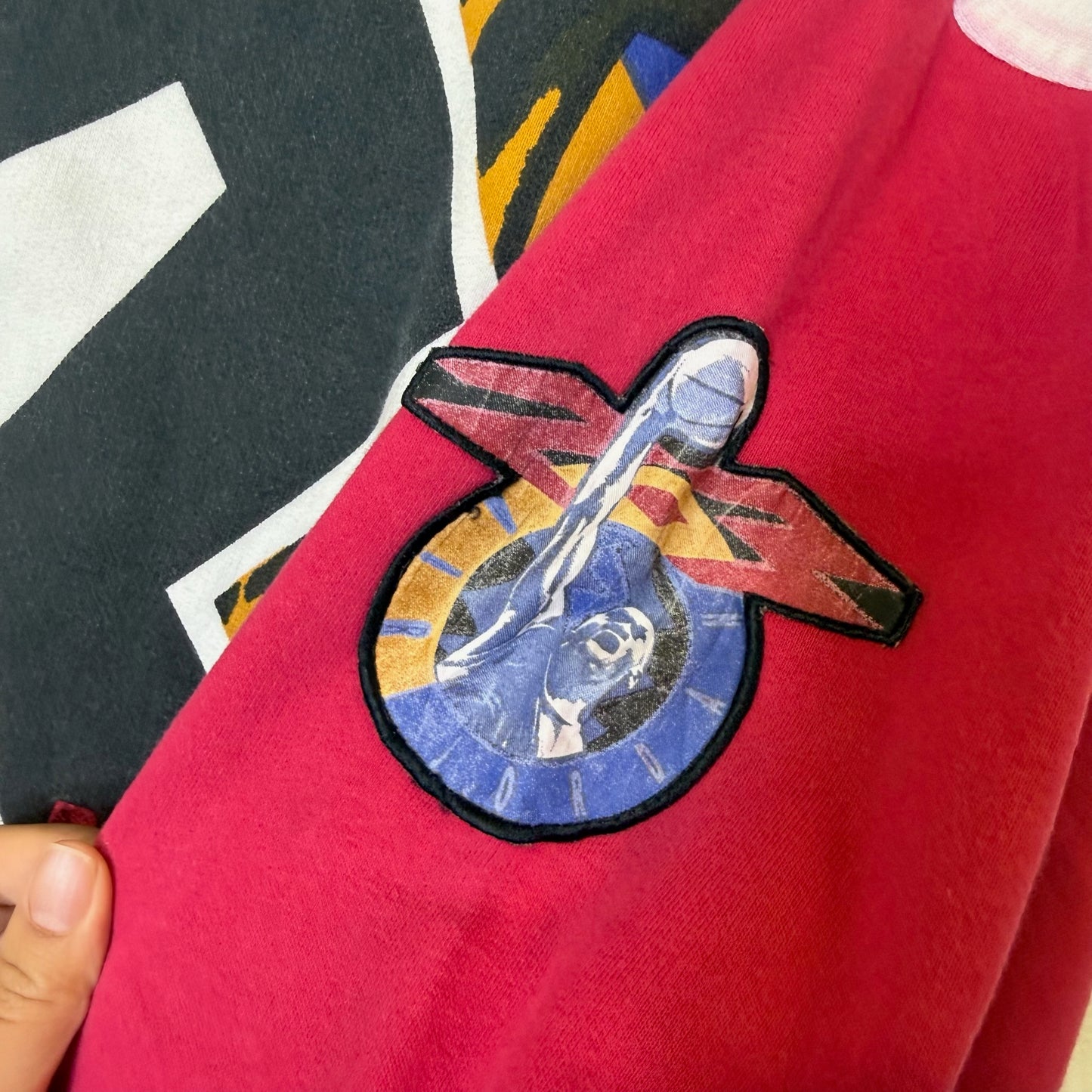 90s Jordan Nike NBA All Over Print Crewneck Sz L (B2887)