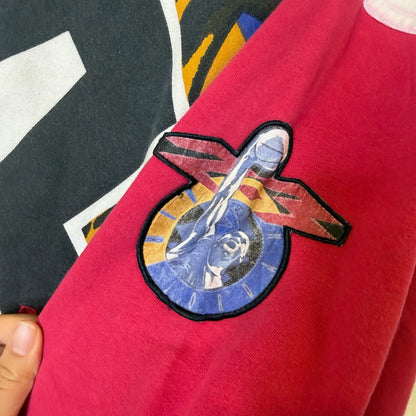90s Jordan Nike NBA All Over Print Crewneck Sz L (B2887)