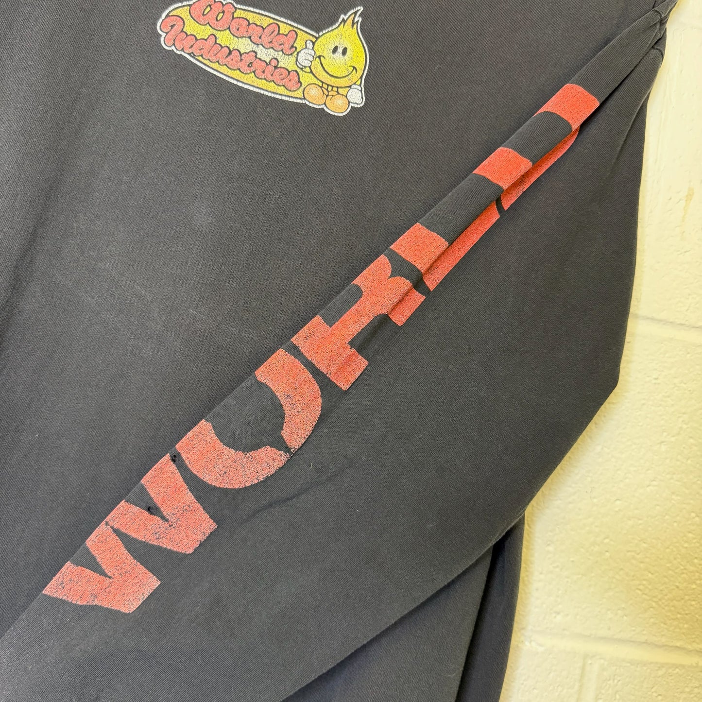 90's World Industries Skate Long Sleeve T-Shirt Sz L (A8960)