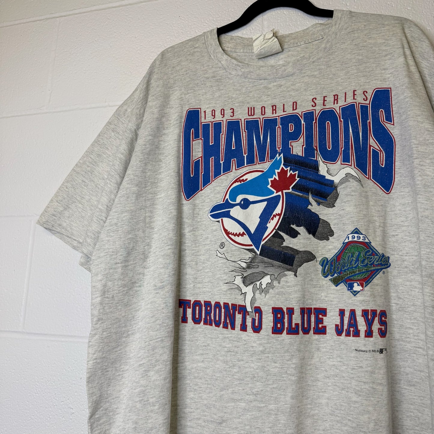 1993 Toronto Blue Jays T-shirt Sz XL (B2080)