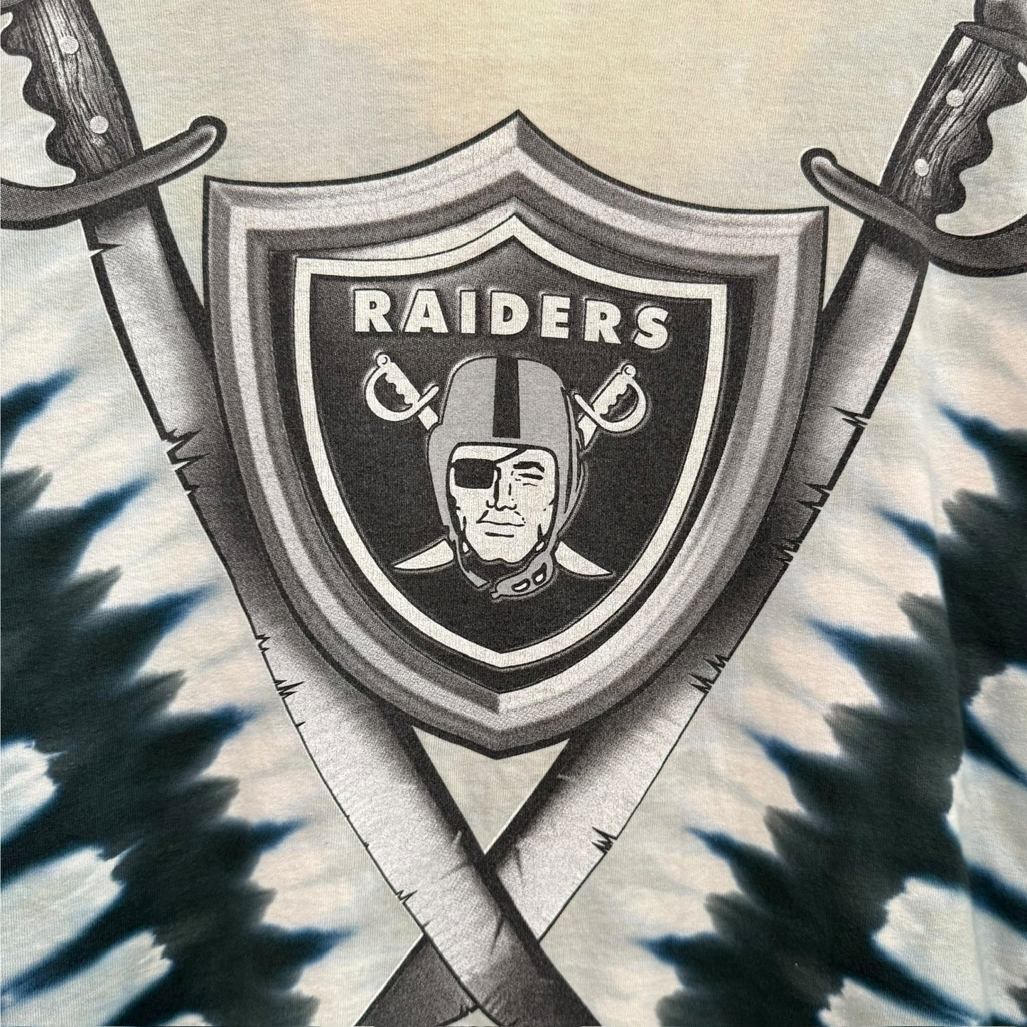 90s Oakland Raiders NFL T-Shirt Sz L (B1253)